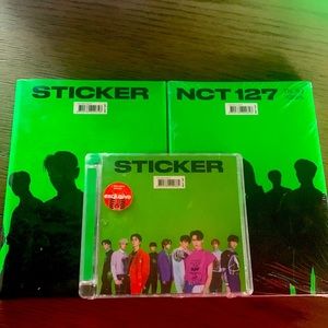 NCT 127- The Third Album 'Sticker' (Sticky Ver.) (2 books) + Sticker cd